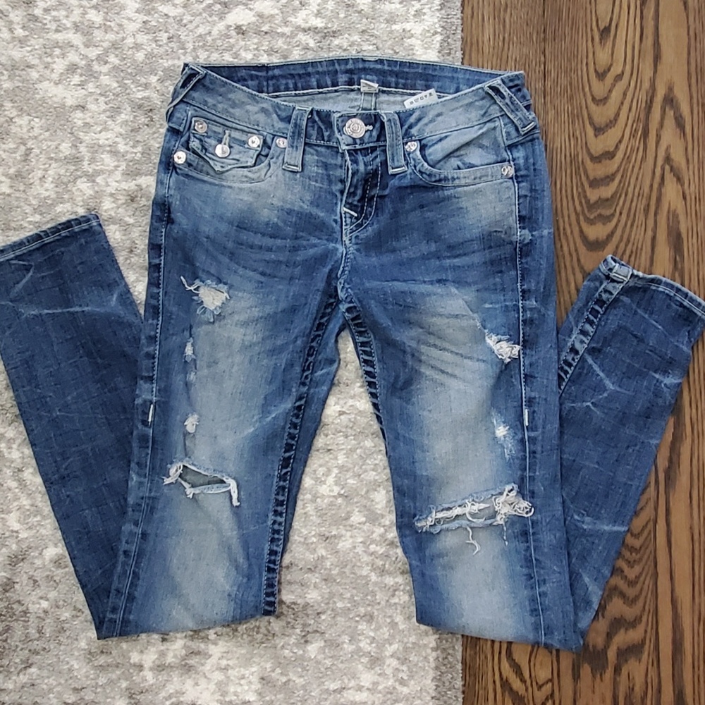 True Religion Ripped Jeans